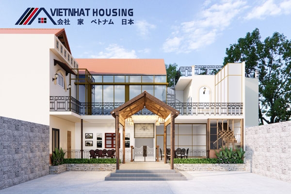 Renovating ancient houses with assembled materials in Binh Hung - Binh Chanh