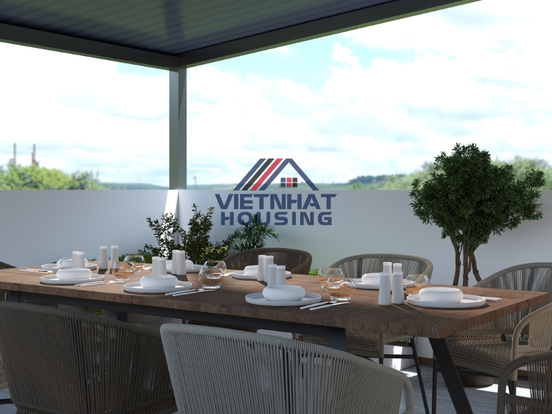 Modern Single-Storey Prefabricated House – A Flexible Space Solution with Fast Construction and Cost Efficiency