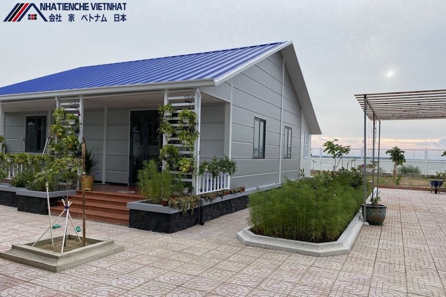Construction of 80m2 prefab house with only 270 million VND