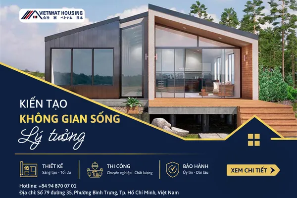 Nhà lắp ghép đẹp phong cách tối giản – Xu hướng thiết kế homestay được yêu thích