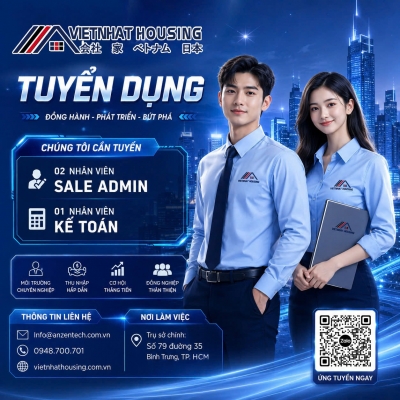 VIETNHAT HOUSING TUYỂN DỤNG NHÂN SỰ