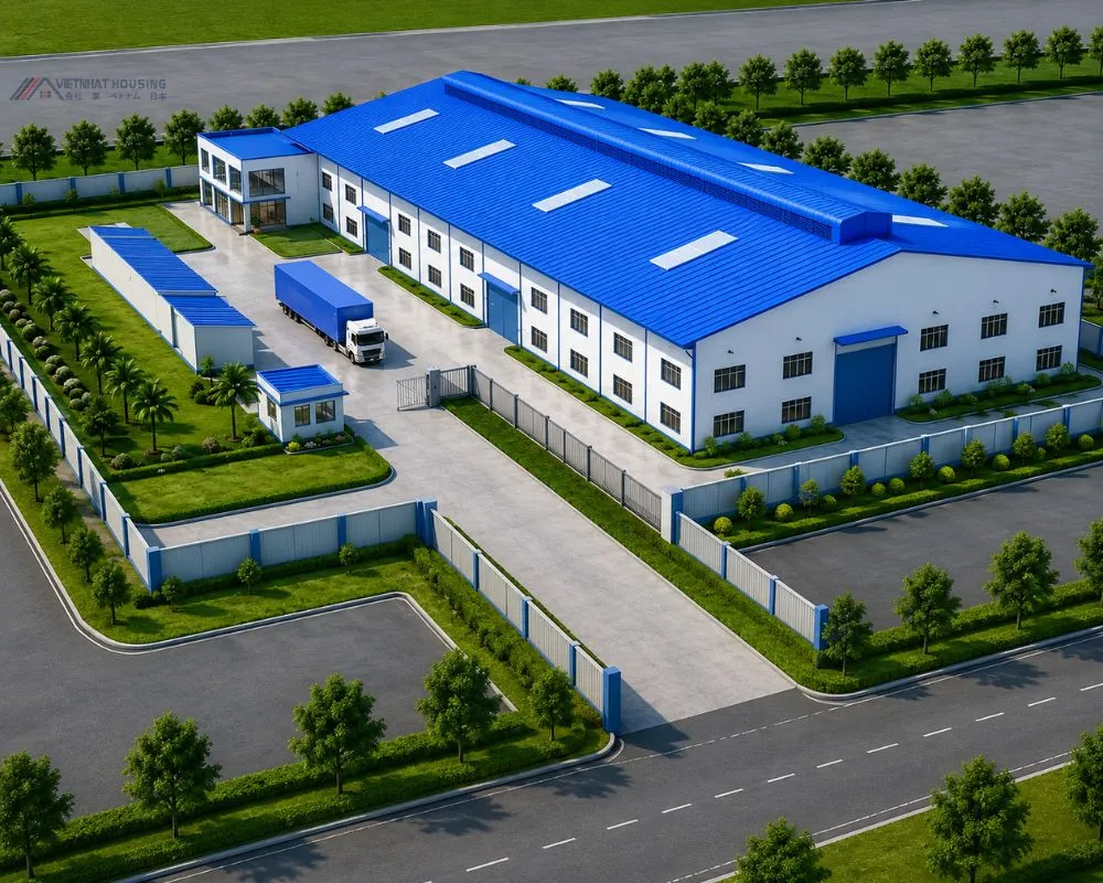 Mẫu Lắp Ghép Hiện Đại Cho Sản Xuất, Kho Vận Và Kinh Doanh