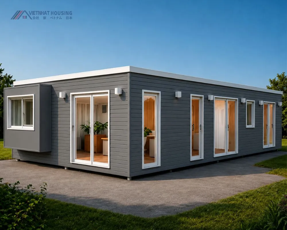 Nhà Lắp Ghép Khung Container 1 Phòng Tiện Lợi