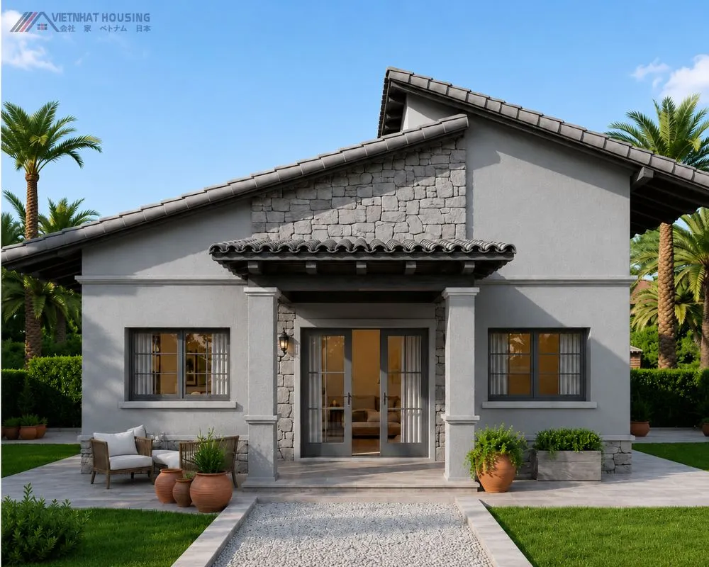 Nhà Nghỉ Dưỡng 100m2 Sang Trọng Với Không Gian Mở Thoáng Đẹp