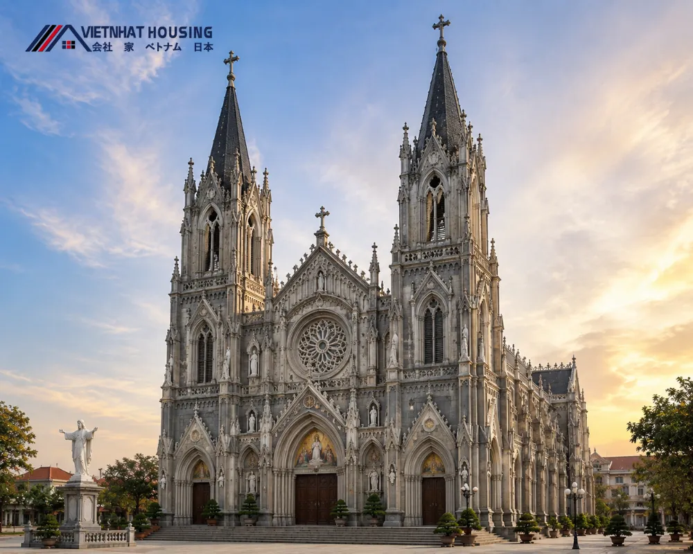 Nhà Thờ Lắp Ghép Phong Cách Gothic Tân Cổ Điển