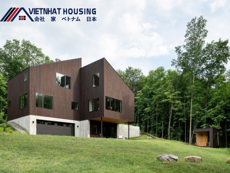 Milo House ở Vermont được thiết kế “hòa vào rừng”