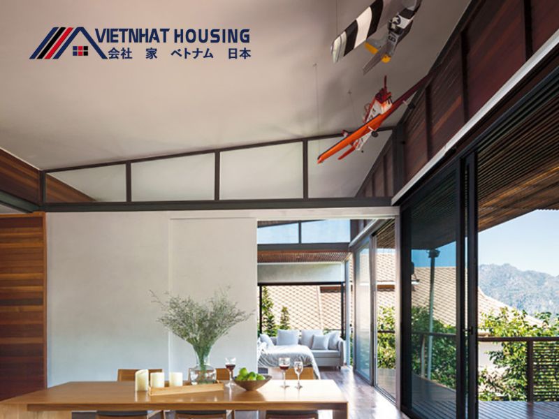 Không gian nhà lắp ghép hiện đại